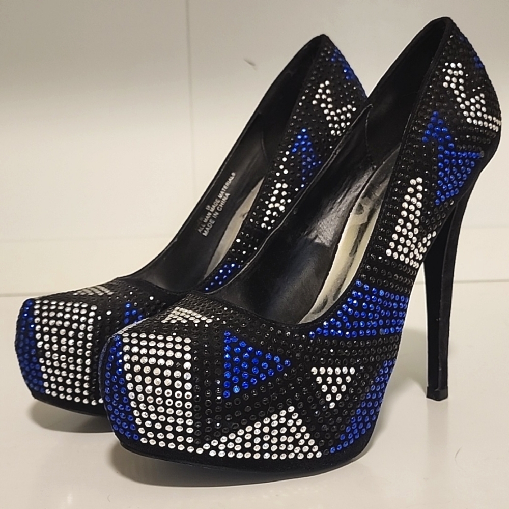 Shi by Journeys Jeweled Heel Women's sz 9